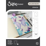 Sizzix Studio Layered Stencils Butterflies (4pcs) by Willow Wolfe (667040)