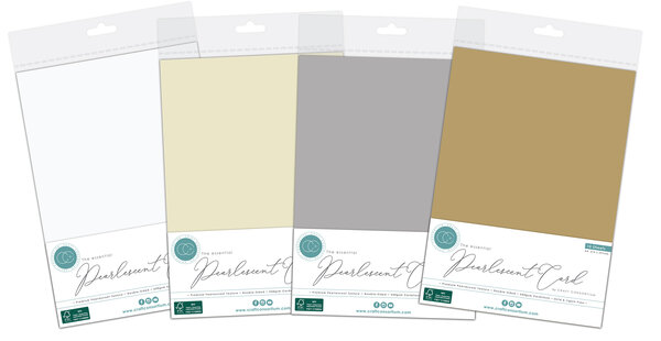 Craft Consortium The Essentials Pearlescent Card A4 Silver (10pcs) (CCEPC003) Craft Consortium The Essentials Pearlescent Card A4 Silver (10pcs) (CCEPC003)