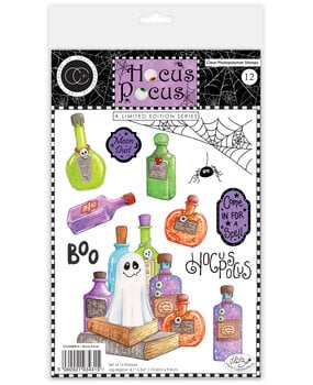 Craft Consortium Hocus Pocus A5 Photopolymer Stamp Set by Helz Cuppleditch (CCLSTMP012)