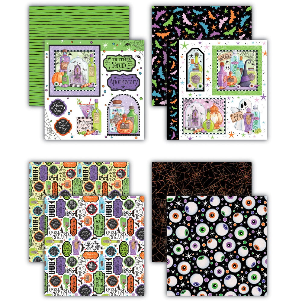 Craft Consortium Hocus Pocus 8x8 Inch Premium Paper Pad by Helz Cuppleditch (CCLPAD005) Craft Consortium Hocus Pocus 8x8 Inch Premium Paper Pad by Helz Cuppleditch (CCLPAD005)