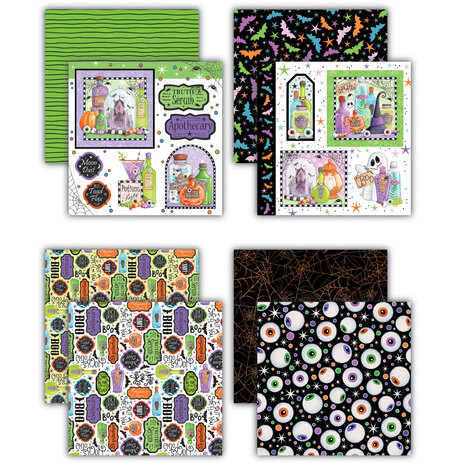Craft Consortium Hocus Pocus 8x8 Inch Premium Paper Pad by Helz Cuppleditch (CCLPAD005) Craft Consortium Hocus Pocus 8x8 Inch Premium Paper Pad by Helz Cuppleditch (CCLPAD005)