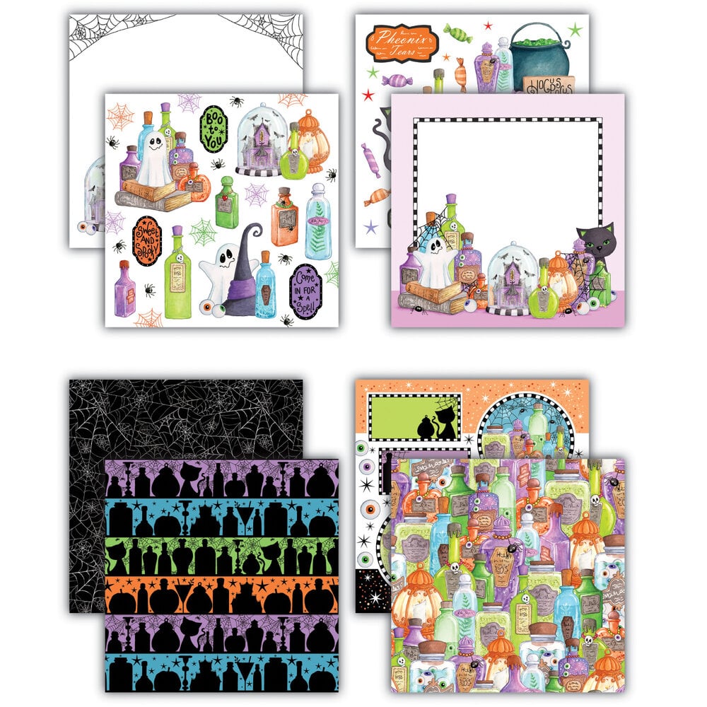 Craft Consortium Hocus Pocus 8x8 Inch Premium Paper Pad by Helz Cuppleditch (CCLPAD005) Craft Consortium Hocus Pocus 8x8 Inch Premium Paper Pad by Helz Cuppleditch (CCLPAD005)