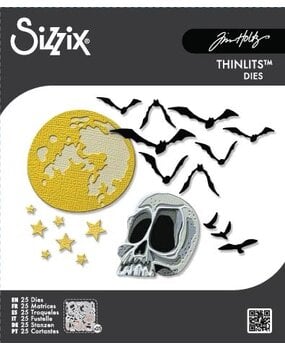 Sizzix Thinlits Die Vault Moonlight Scare (25pcs) by Tim Holtz (667235)