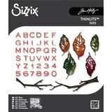 Sizzix Thinlits Die Vault Leaves + Sticks (43pcs) by Tim Holtz (666914) Sizzix Thinlits Die Vault Leaves + Sticks (43pcs) by Tim Holtz (666914)