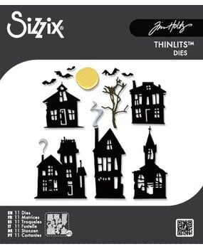 Sizzix Thinlits Die Vault Ghost Town (11pcs) by Tim Holtz (666915)