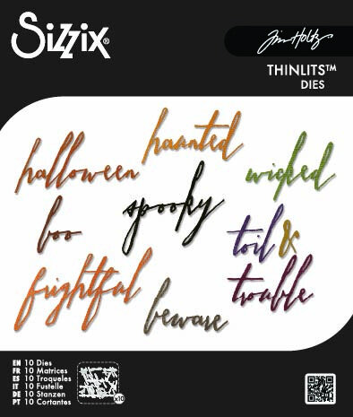 Sizzix Thinlits Die Classic Halloween Handwriting (10pcs) by Tim Holtz (660958) Sizzix Thinlits Die Classic Halloween Handwriting (10pcs) by Tim Holtz (660958)