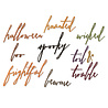 Sizzix Thinlits Die Classic Halloween Handwriting (10pcs) by Tim Holtz (660958) Sizzix Thinlits Die Classic Halloween Handwriting (10pcs) by Tim Holtz (660958)