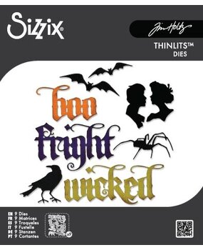 Sizzix Thinlits Die by Tim Holtz Vault Gothic Portraits (9pcs) (666681)