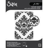 Sizzix Multi-Level Texture Fades w/ A6 Embossing Folder Vault Skull by Tim Holtz (666912)