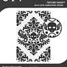 Sizzix Multi-Level Texture Fades w/ A6 Embossing Folder Vault Skull by Tim Holtz (666912)