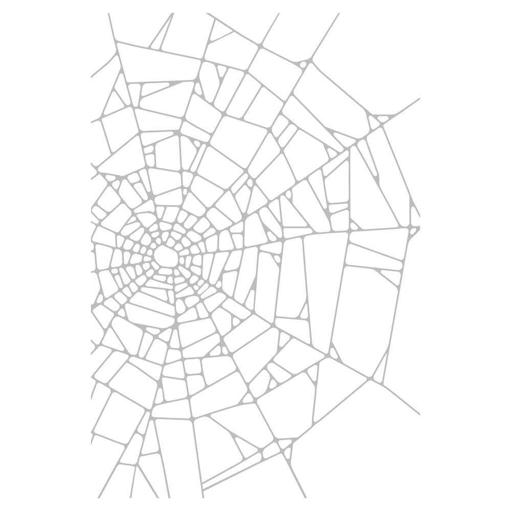 Sizzix 2D Texture Fades w/ A5 Embossing Folder Vault Cobweb by Tim Holtz (667247)