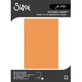 Sizzix 2D Texture Fades w/ A5 Embossing Folder Large Vault Batground by Tim Holtz (667238)