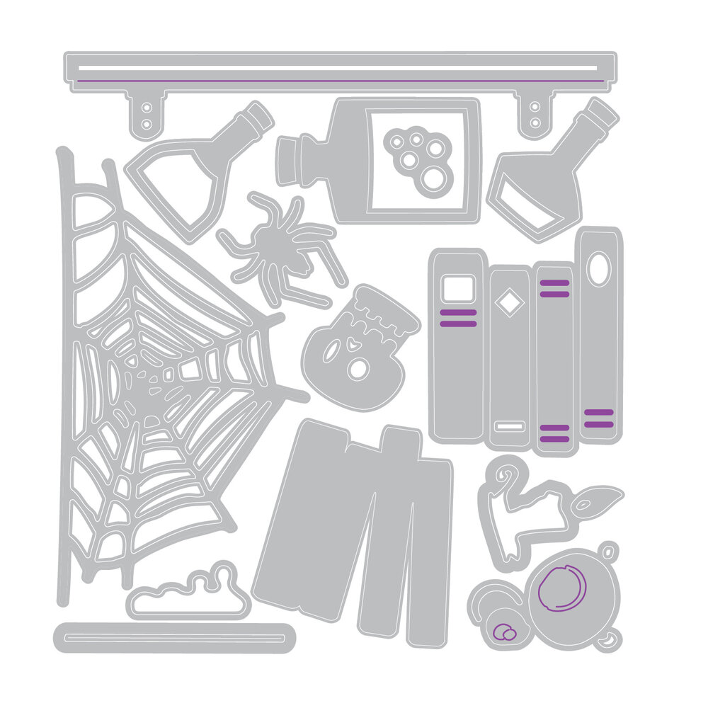 Sizzix 2D Texture Fades w/ Thinlits Die Vault Side-Order Laboratory (1+14pcs) by Tim Holtz (666911) Sizzix 2D Texture Fades w/ Thinlits Die Vault Side-Order Laboratory (1+14pcs) by Tim Holtz (666911)