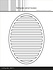 Oval Horizontal Striped Panel A6 Dies (SBD711)