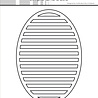 Simple and Basic Oval Horizontal Striped Panel A6 Dies (SBD711)