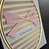Simple and Basic Oval Horizontal Striped Panel A6 Dies (SBD711)