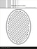 Oval Diagonal Striped Panel with Piercing A6 Dies (SBD710)