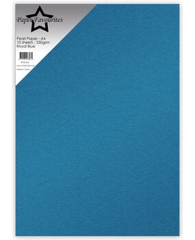 Paper Favourites Pearl Paper A4 Royal Blue 250gsm (10pcs) (PFSS432)