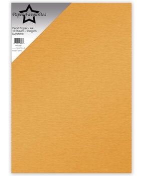Paper Favourites Pearl Paper A4 Sunshine 250gsm (10pcs) (PFSS428)