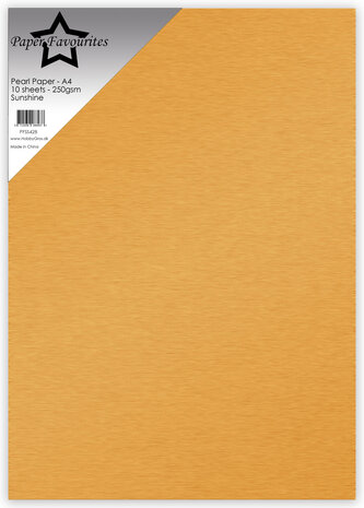 Paper Favourites Pearl Paper A4 Sunshine 250gsm (10pcs) (PFSS428)