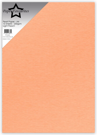 Paper Favourites Pearl Paper A4 Light Peach 250gsm (10pcs) (PFSS420)