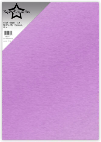 Paper Favourites Pearl Paper A4 Lilac 250gsm (10pcs) (PFSS419)