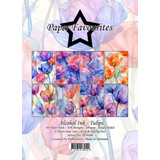 Paper Favourites Alcohol Ink Tulips A6 Paper Pack (PFA640)