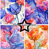 Paper Favourites Alcohol Ink Tulips A6 Paper Pack (PFA640)
