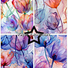 Paper Favourites Alcohol Ink Tulips A6 Paper Pack (PFA640)