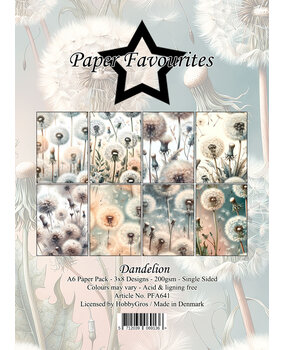 Paper Favourites Dandelion A6 Paper Pack (PFA641)