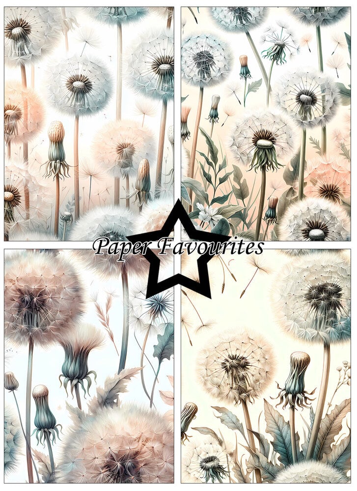 Paper Favourites Dandelion A6 Paper Pack (PFA641)