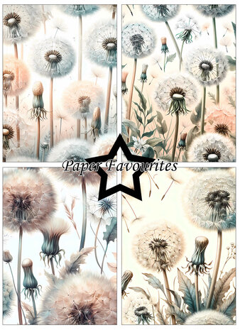 Paper Favourites Dandelion A6 Paper Pack (PFA641)