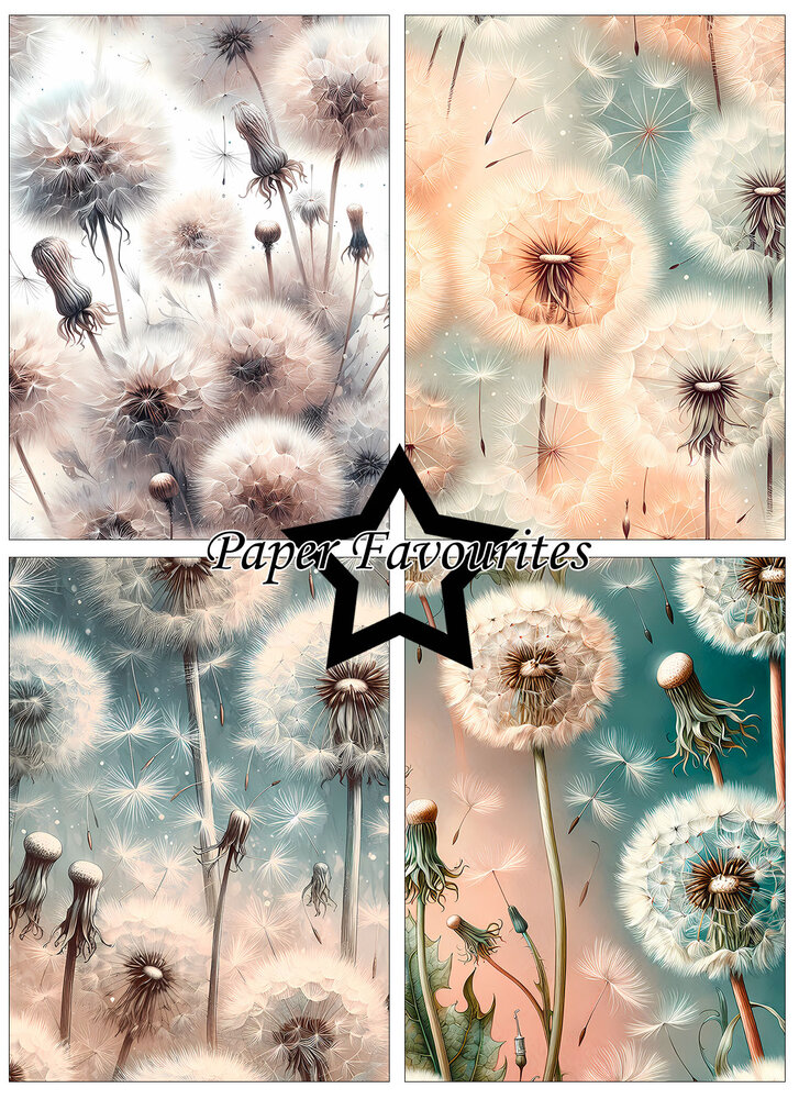 Paper Favourites Dandelion A6 Paper Pack (PFA641)