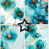 Paper Favourites Alcohol Ink Flowers A6 Paper Pack (PFA638)