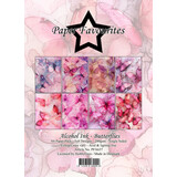 Paper Favourites Alcohol Ink Butterflies A6 Paper Pack (PFA637)
