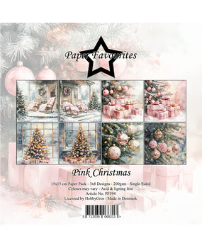 Paper Favourites Pink Christmas 6x6 Inch Paper Pack (PF594)
