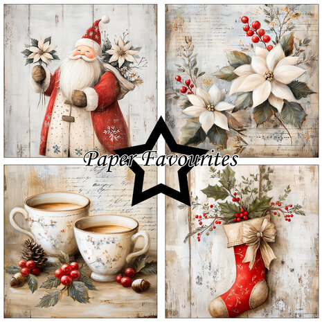 Paper Favourites Grunge Christmas 6x6 Inch Paper Pack (PF593) Paper Favourites Grunge Christmas 6x6 Inch Paper Pack (PF593)
