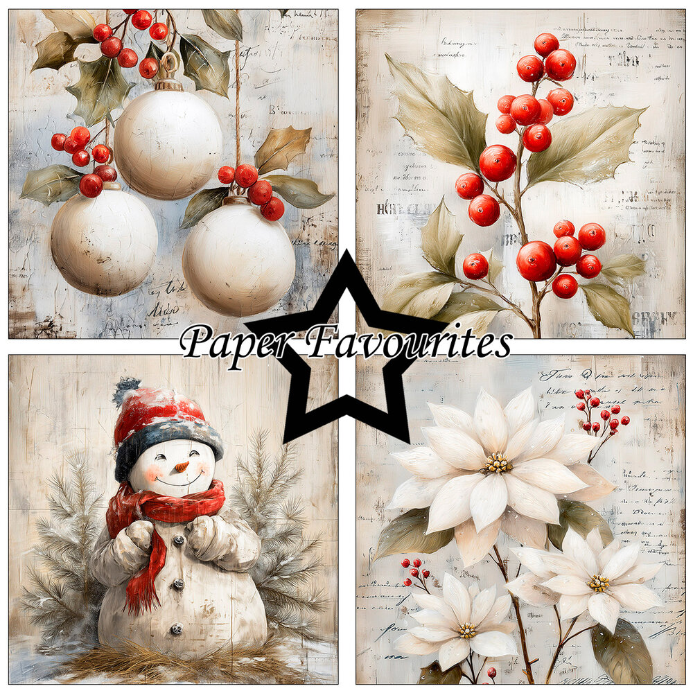 Paper Favourites Grunge Christmas 6x6 Inch Paper Pack (PF593) Paper Favourites Grunge Christmas 6x6 Inch Paper Pack (PF593)