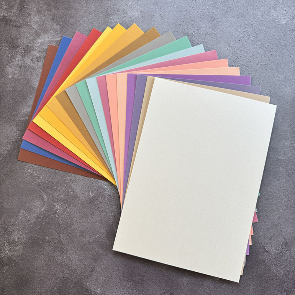 Paper Favourites Pearl Paper A4 Silver Rock 250gsm (10pcs) (PFSS425)
