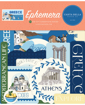 Carta Bella Greece Ephemera (CBGR508024)