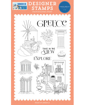 Carta Bella Greece Designer Stamps (CBGR508040)