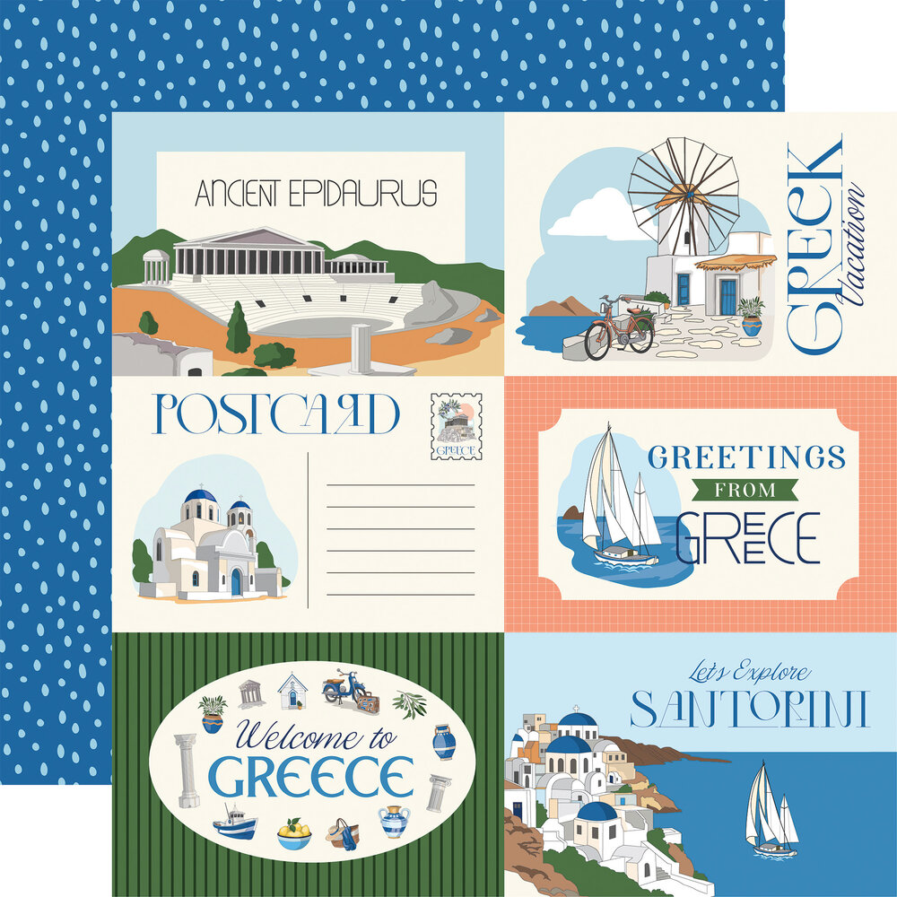 Carta Bella Greece 12x12 Inch Collection Kit (CBGR508016) Carta Bella Greece 12x12 Inch Collection Kit (CBGR508016)