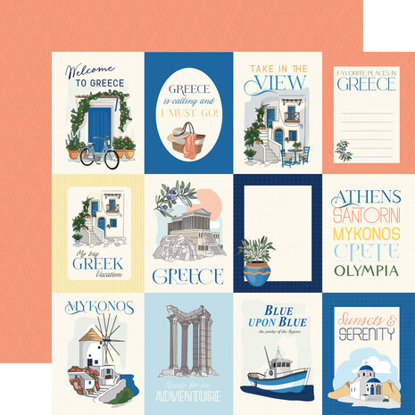 Carta Bella Greece 12x12 Inch Collection Kit (CBGR508016) Carta Bella Greece 12x12 Inch Collection Kit (CBGR508016)