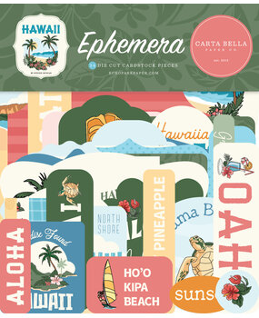 Carta Bella Hawaii Ephemera (CBHI507024)