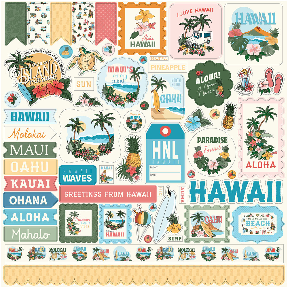 Carta Bella Hawaii Element Sticker (CBHI507014)