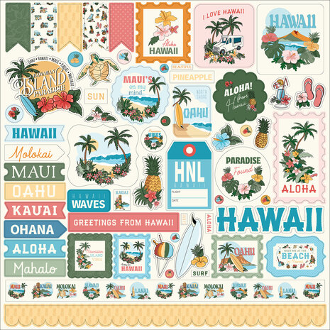 Carta Bella Hawaii Element Sticker (CBHI507014)