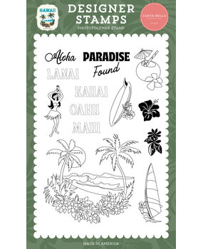 Carta Bella Hawaii Designer Stamps Paradise Cities (CBHI507041)