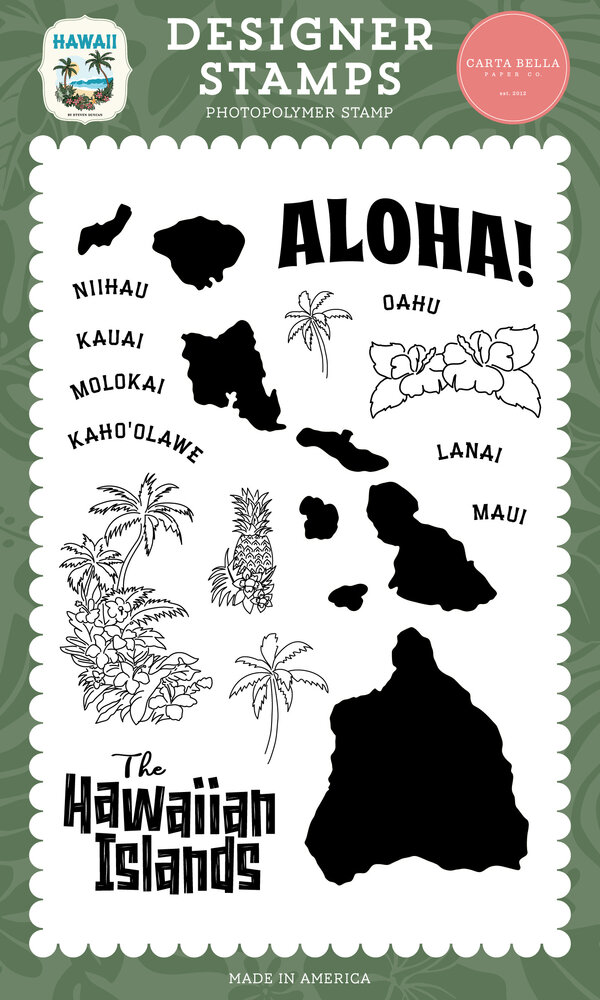 Carta Bella Hawaii Designer Stamps (CBHI507040) Carta Bella Hawaii Designer Stamps (CBHI507040)