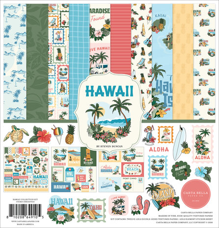 Carta Bella Hawaii 12x12 Inch Collection Kit (CBHI507016) Carta Bella Hawaii 12x12 Inch Collection Kit (CBHI507016)