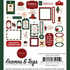Carta Bella Classic Christmas Frames & Tags (CBCC519025) Carta Bella Classic Christmas Frames & Tags (CBCC519025)